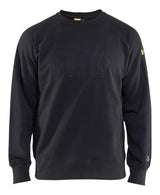 Sweatshirt Vlamvertragend 3477 - Zwart