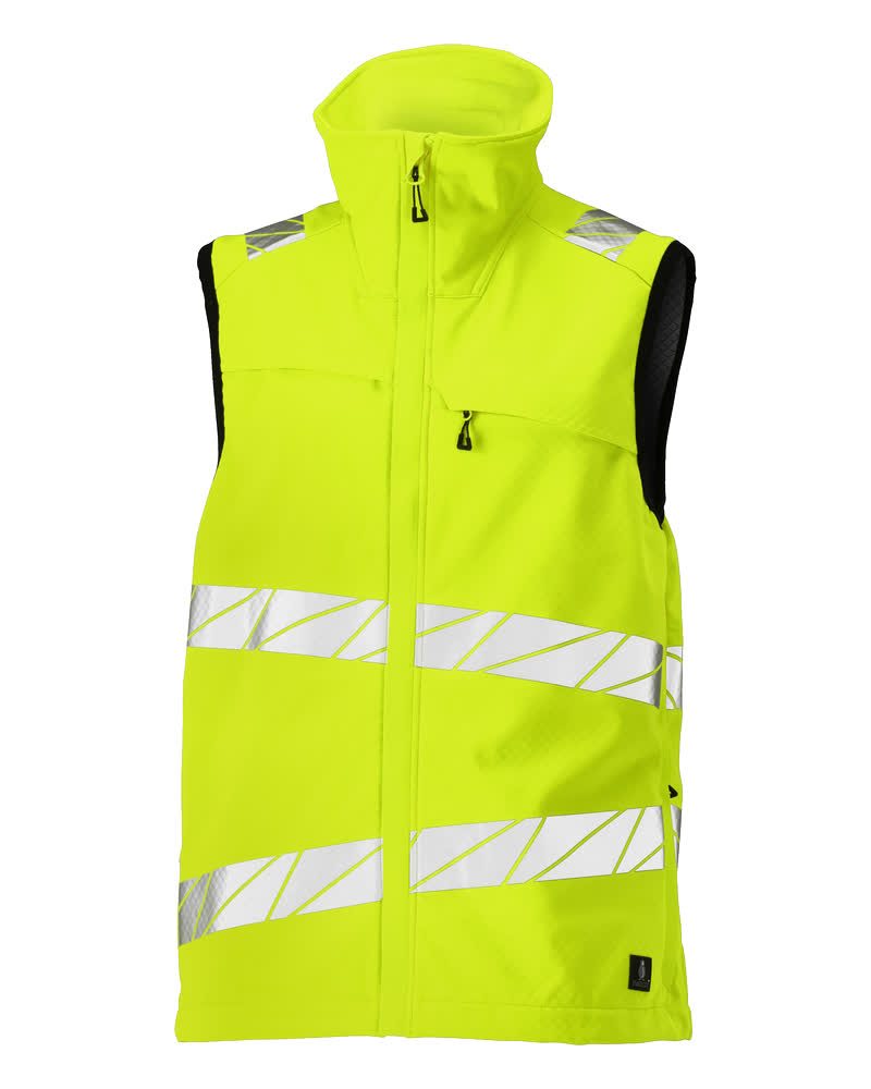 Softshell bodywarmer 24065 - 17 - hi-vis geel