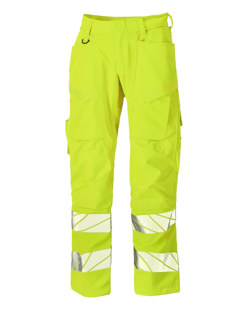 Broek met kniezakken 24579 - 17 - hi-vis geel