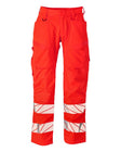Broek met kniezakken 24579 - 222 - hi-vis rood