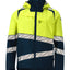 Shell jas 25001 - 01017 - donkermarine/hi-vis geel