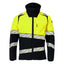 Softshell jas 25002 - 0917 - zwart/hi-vis geel