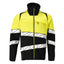 Fleecetrui met rits 25003 - 0917 - zwart/hi-vis geel