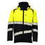 Winterjas 25035 - 0917 - zwart/hi-vis geel