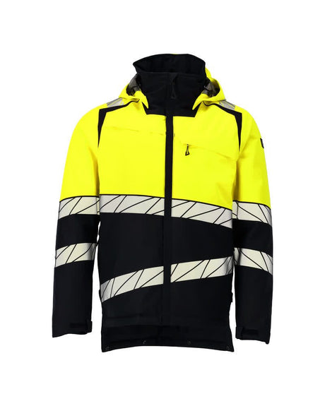 Winterjas 25035 - 0917 - zwart/hi-vis geel