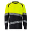 T-shirt lange mouwen Accelerate Safe 25081 - 0917 - zwart/hi-vis geel