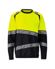 Sweatshirt Accelerate Safe 25084 - 01017 - donkermarine/hi-vis geel