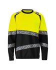 Sweatshirt Accelerate Safe 25084 - 0917 - zwart/hi-vis geel