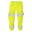 Driekwart broek met kniezakken 25249 - 17 - hi-vis geel