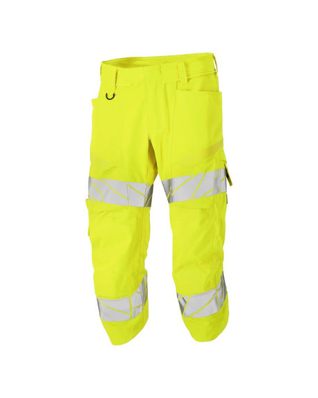 Driekwart broek met kniezakken 25249 - 17 - hi-vis geel