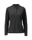 Poloshirt lange mouwen Dames 26093 - 90 - diepzwart