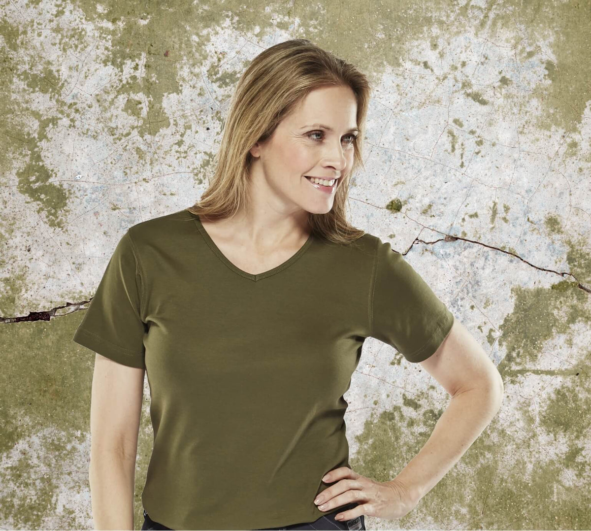MASCOT Dames T-shirt met V-hals 51584-967-01