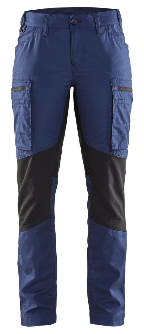 Service werkbroek Stretch Dames 7159 - Marineblauw/Zwart