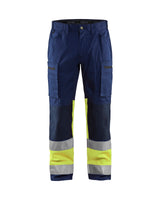 High-Visibility Werkbroek 1551 - Marine/High Vis Geel