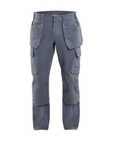 Industrie werkbroek stretch met gereedschapszakken 1463 - Medium grijs