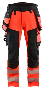Werkbroek High-Visibility 1122 - High Vis Rood/Zwart