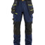 Werkbroek STRIKER - Donker marineblauw/High Vis Geel