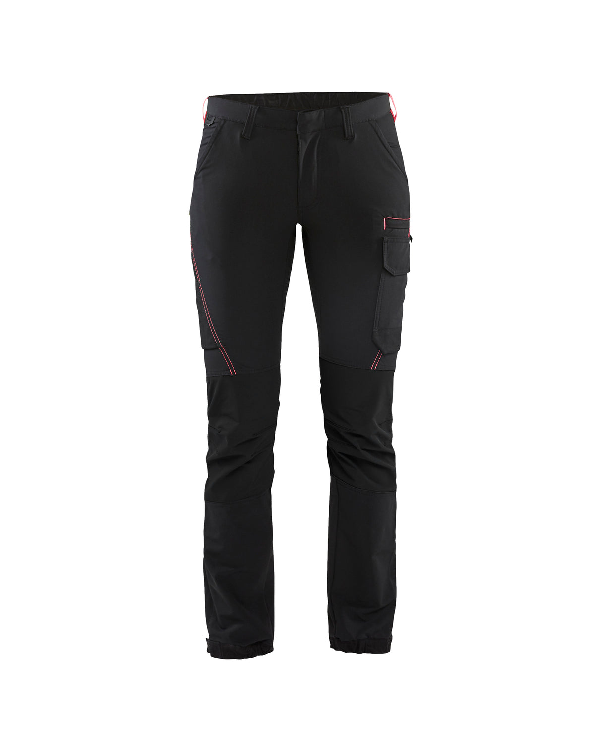 Service Werkbroek Dames 7122 - Zwart/Rood
