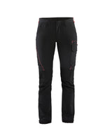 Service Werkbroek Dames 7122 - Zwart/Rood