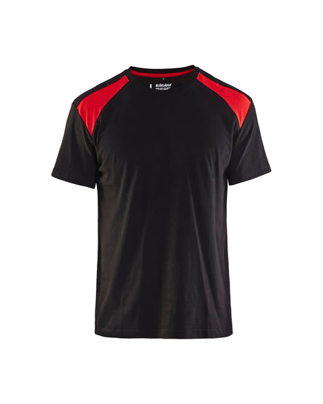 T-shirt 3379 - Zwart/Rood