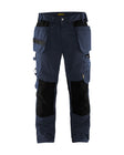 Werkbroek met gereedschapszakken 1555 - Donker marineblauw/Zwart