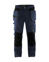 Werkbroek met gereedschapszakken 1555 - Donker marineblauw/Zwart