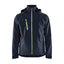 Softshell Jack 4749 - Donker marineblauw/High Vis Geel