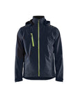 Softshell Jack 4749 - Donker marineblauw/High Vis Geel