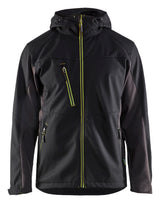 Softshell jack 4753 - Zwart/High Vis Geel