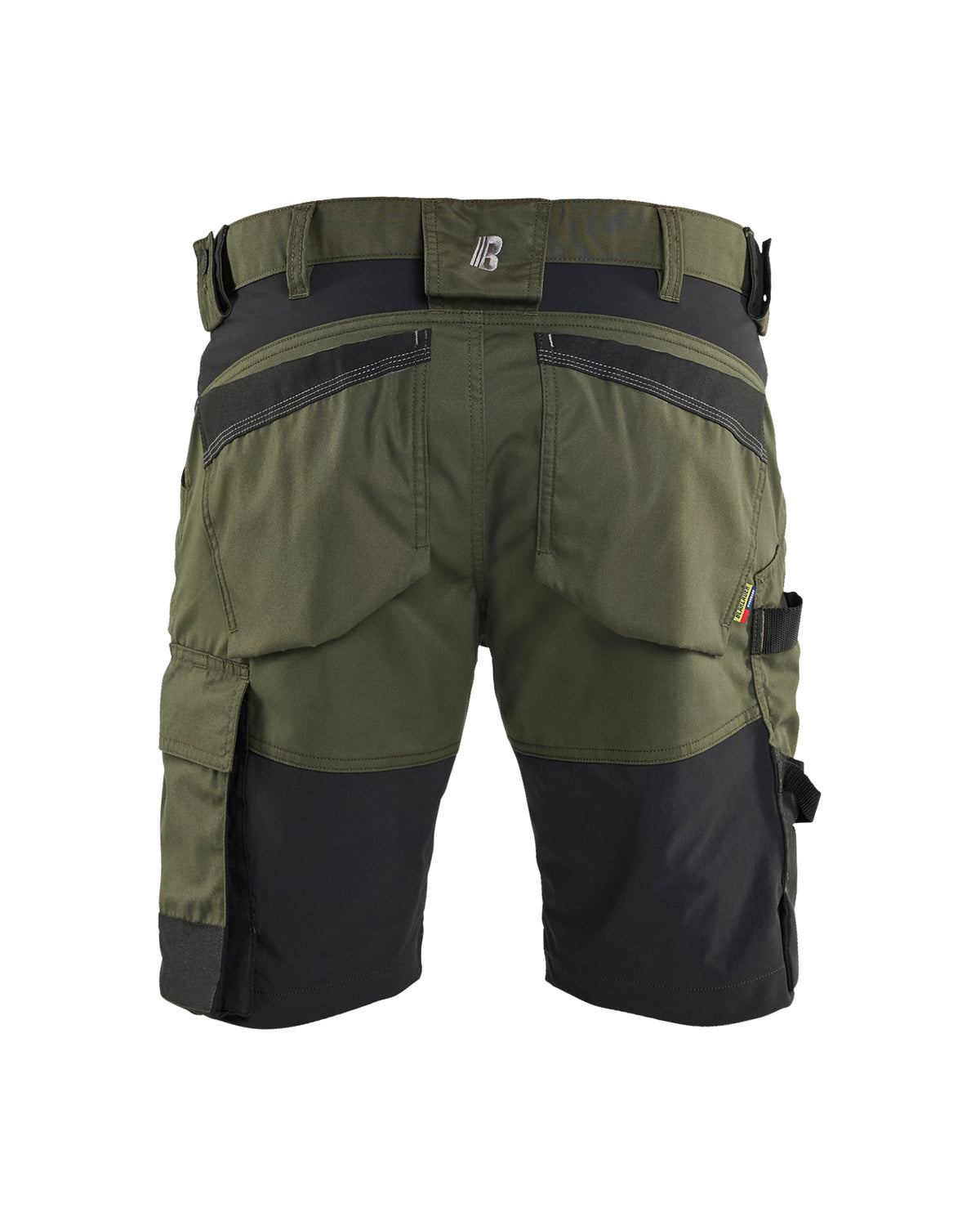Short 1753 - Donker herfstgroen/Zwart
