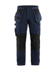 Service Werkbroek 1496 - Donker marineblauw/High Vis Geel