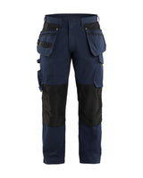 Service Werkbroek 1496 - Donker marineblauw/High Vis Geel