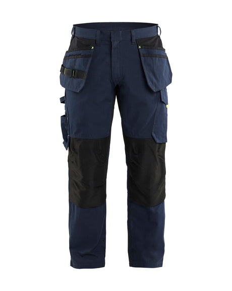 Service Werkbroek 1496 - Donker marineblauw/High Vis Geel