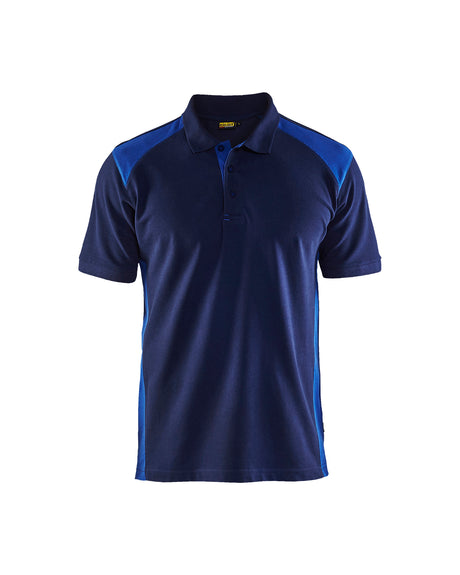 Poloshirt 3324 - Marineblauw/Korenblauw