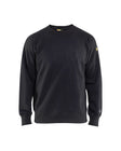 Sweatshirt Vlamvertragend 3477 - Zwart