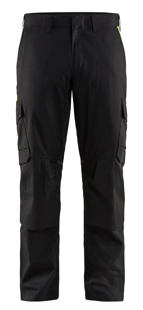 Werkbroek Industrie 1448 - Zwart/High Vis Geel