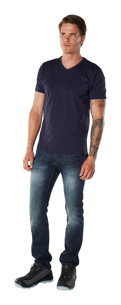 MASCOT Unisex T-shirt met V-hals 50415-250