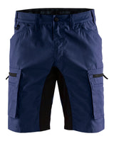 Serviceshort 1449 - Marineblauw/Zwart