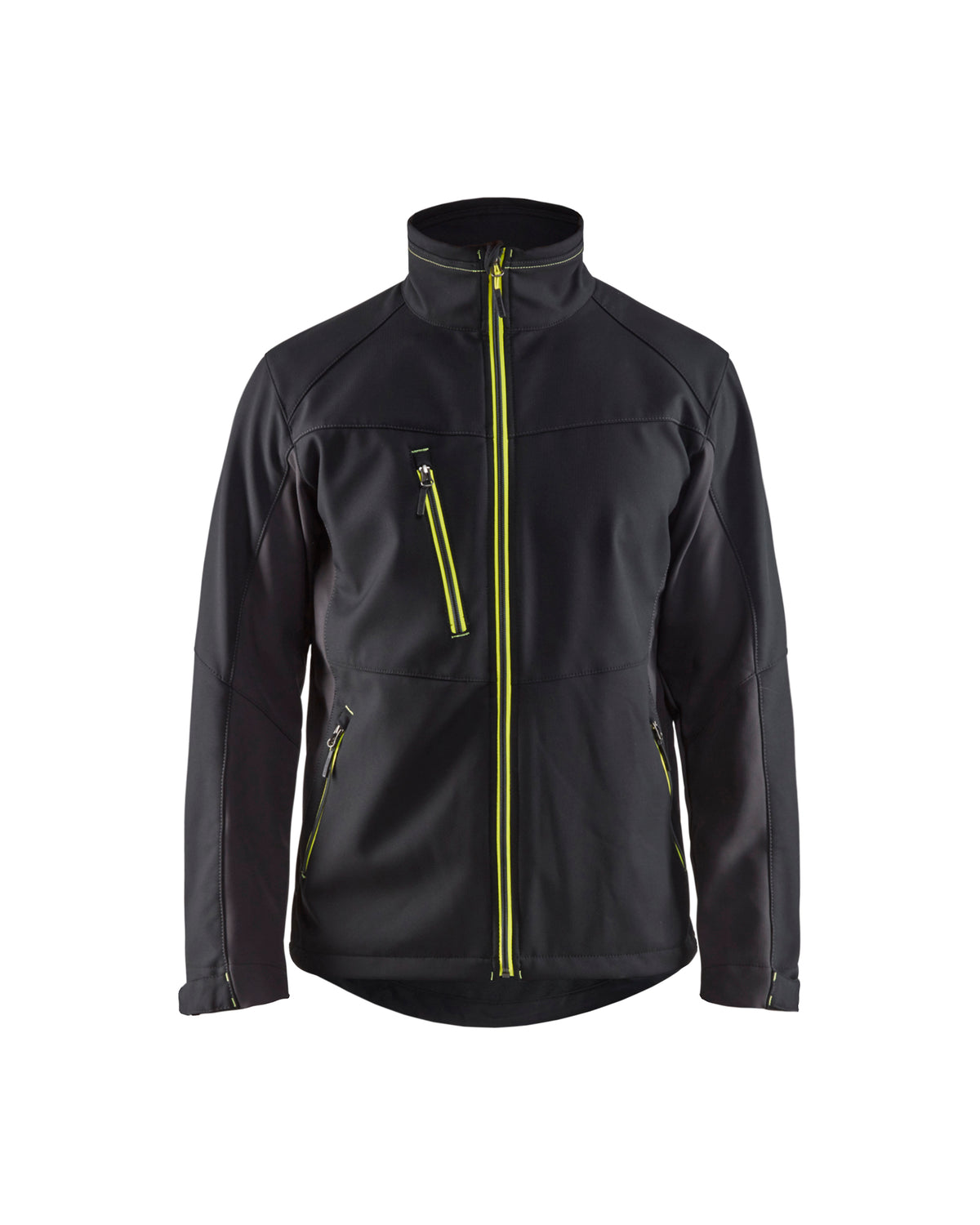 Softshell Jack 4950 - Zwart/High Vis Geel