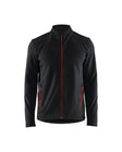 Microfleecevest 4765 - Zwart/Rood