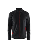 Microfleecevest 4765 - Zwart/Rood