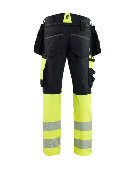 High-Visibility Werkbroek ToolRig - Zwart/High Vis Geel