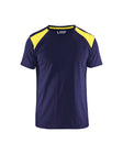 T-shirt Industrie 3379 - Marine/High Vis Geel