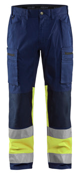 High-Visibility Werkbroek 1551 - Marine/High Vis Geel
