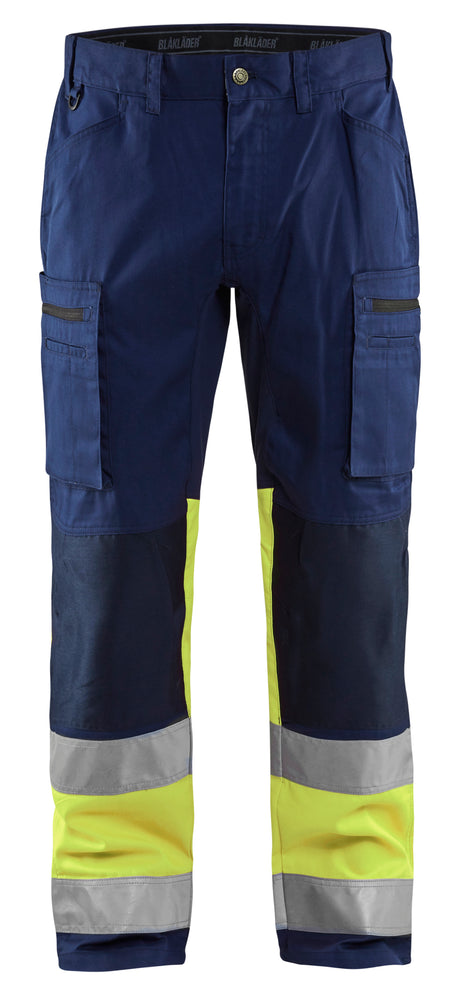High-Visibility Werkbroek 1551 - Marine/High Vis Geel