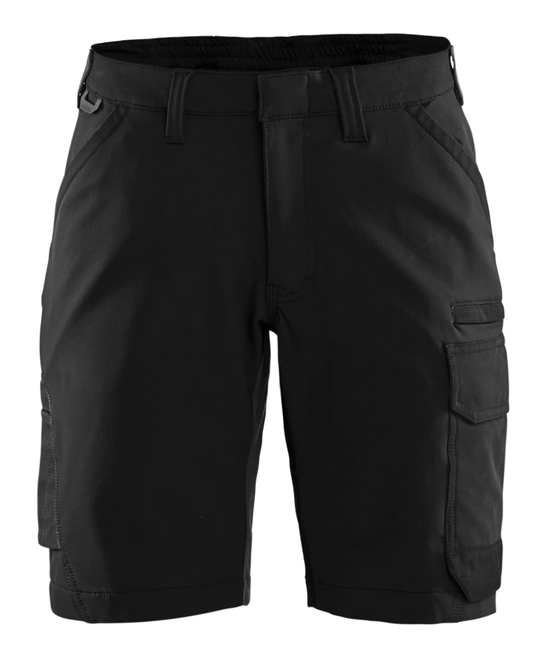 Serviceshort Dames 7123 - Zwart/Donkergrijs