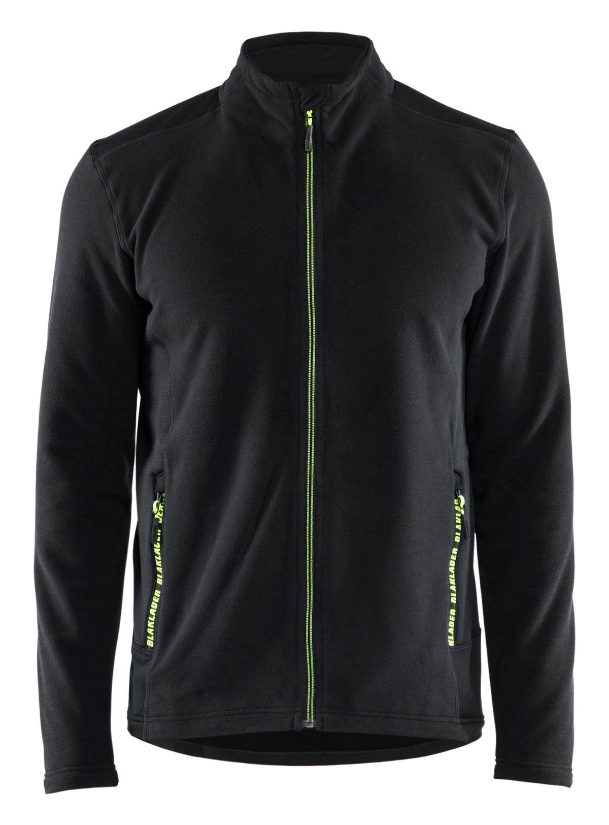 Microfleecevest 4765 - Zwart/High Vis Geel