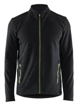 Microfleecevest 4765 - Zwart/High Vis Geel