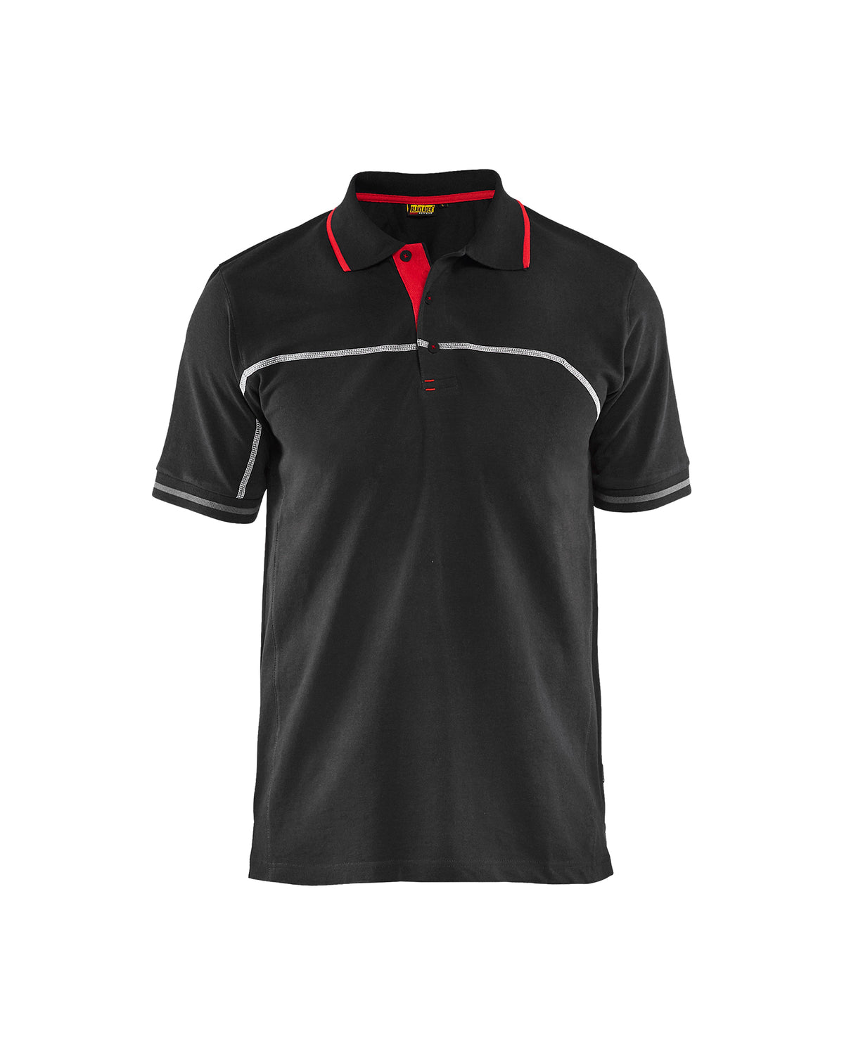Poloshirt 3389 - Zwart/Rood