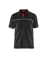 Poloshirt 3389 - Zwart/Rood